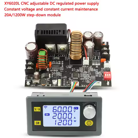 CNC Voltage Regulator Power XY6020L-fuente 1200W DC Adjustable Stabilized 20A Constant Voltage Reduc