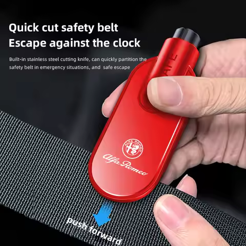 Car Window Breaker Multifunctional Fast Broken Windows Tools For Alfa Romeo 156 159 147 4C 8C 166 Gi
