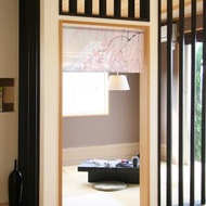 【預訂】日本製 櫻花富士山短門簾