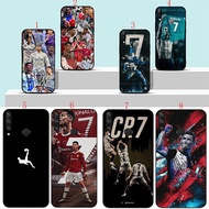 Huawei Y8S Y9S Nova 7 SE Nova 2i 2 Lite P20 Lite Psmart Pro 2019 football CR7 Soft black phone case