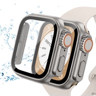 เปลี่ยนเป็นเคสสำหรับอัลตร้าเคสสำหรับ Apple Watch 9เคส45มม. 41มม. 40มม. 44มม. เคสกันกระแทก IWatch พร้อมปกป้องหน้าจอกระจกเทมเปอร์อัพเกรดเป็นอัลตร้าสำหรับ Apple Watch Series 9 8 7 SE2 SE 6 5 4