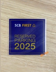 ถูกที่สุด‼️SCB FIRST 2568 สติ๊กเกอร์จอดรถ [ส่งด่วนฟรี🔥]