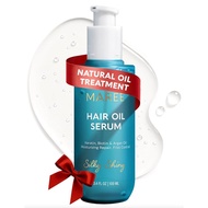 MAREE Shining Hair Care Essence (Suitable for Dry and Curly Hair) - Contains Argan Oil, Keratin and 