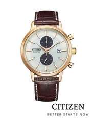 CITIZEN นาฬิกาข้อมือผู้ชาย Eco-Drive CA7061-18E / CA7063-12A Chronograph Mens Watch ( พลังงานแสง )