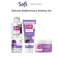 Safi Naturals Brightening & Glowing Skincare Set | Mangosteen | Habbatus Sauda | Makeup remover | Cl