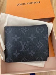 LV Slender Wallet 短款黑花 小號 銀包