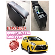 Arm Rest Black with Red Line - Perodua Axia