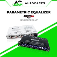 PreAmp SHUTTLE LAB Equalizer Pre-Amp 4Band 7Band with Subwoofer Output EQ Kereta SL-404 SL-707