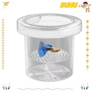 SUHU Aquarium Isolation Box, Acrylic Transparent Floating Hatching Box, Durable Detachable Shrimp Gu