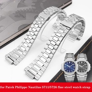 Watch bracelet for Patek Philippe Nautilus 5711/5726 Fine steel watch strap male convex stainless st