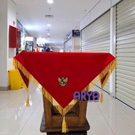 MERAH Paskibra Tray Base, Tray Base for Ceremony with RED Tassels