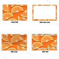 Laptop Skin Sticker Orange Model - Decal Stickers For Dell, Hp, Asus, Lenovo, Acer, MSI, Surface,Vaio