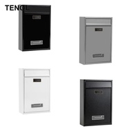[TENOL] Combination Lock Security Mailbox Wall Mount with Parcel Drop Slot for Villa Garden Multipur