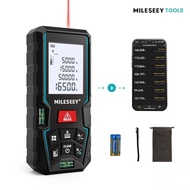 Mileseey D5T 165 Feet Laser Measurement Tool with 2 Bubble Levels, supports connection to a mobile a