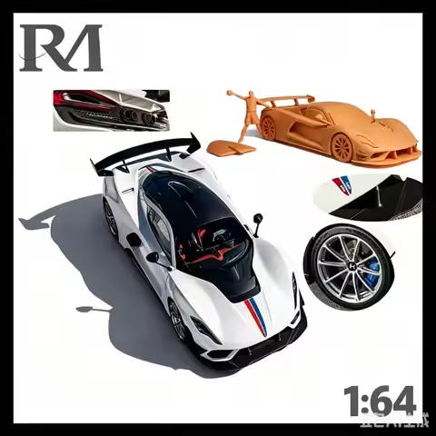 RM 1:64 Hennessy Venom Exhibition Limited F5 Die Casting Alloy Simulation Car Model Male Gift Advanc