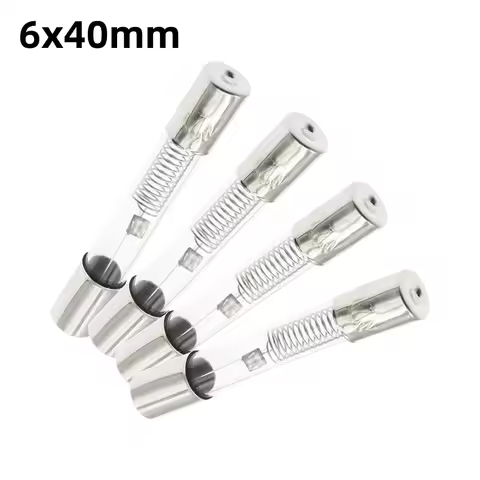 10pcs 5KV Special Microwave Oven Fuse 6X40MM 0.8A Glass Tube Fuse 800MA 6x40mm High-Pressure Fuse
