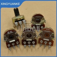 2PCS 161 Type Single Vertical Potentiometer 3Pins B20K B50K A50K B100K Fever Audio Volume Potentiome