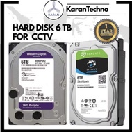 Hard Disk HDD 6TB/4TB/3TB/2TB HDD 1TB HDD FOR CCTV DVR Latest Price