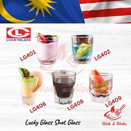 Lucky Glass Brand Shot Glass / Kaca Shot Jenama Lucky Glass
