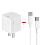 Xiaomi GaN Charger Type C 33W ชาร์จด้วยกำลังไฟสูงสุด 33W รองรับการชาร์จแบตเตอรี่ได้ทั้ง โน๊ตบุ๊ก สมา