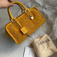 中古包 Loewe羅威 細碼麂皮Amazona bag