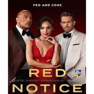 PG-BLURAY ENGLISH MOVIE #Red Notice (2021) #Dwayne Johnson / Ryan Reynolds / Gal Gadot