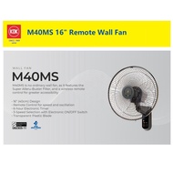 KDK M40MS 16" Remote Control Wall Fan