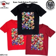 KATUN Kfs 114 T-shirt One Piece New episode Boys Girls Premium 30s Cotton Baby&Kids 6 Months to 10 Y