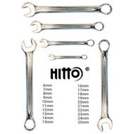 Hitto 6-25mm Combination Spanner Wrench Hitto Common Ring Spanner 6m7m8m9m10m11m12m13m14m15m16m17m18