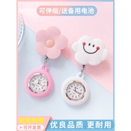 Retractable Nurse Watch Electronic Wall Watch Nurse's Chest Watch Doctor's Pocket Watch Female Pocke