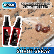 BUY 1 TAKE 1 Zurot Buster Goodbye Bedbug Surot Killer Spray Pamatay surot 100ml Eco Friendly