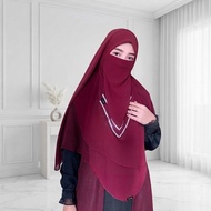 Square alawi hijab set veil Ae heejab square headscarf square hijab square hijab veil set