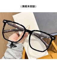 Large Frame Polygon Reading Glasses +0.5 +0.75 +1.25 ~ +4.0 Women Men Anti Blue Light Blocking Glass