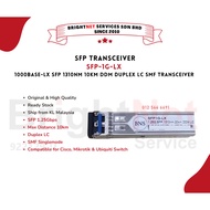 SFP Transceiver SFP-1G-LX SFP 1310nm 10km DDM Duplex LC SMF Singlemode Mikrotik Ubiquiti Cisco SFP T
