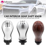 Ladysasa 5 Speed Car Interior Gear Shift Knob Lever Shifter Head Replacement Fits For Citroen C2 C3 