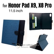 MDC Tablets Casing for Honor Pad X9 X9 LTE X8 Pro MCRY Stand Wallet Cover Screen protector glass | S