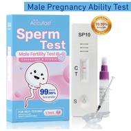 【Hot】 ACCUFAST Sperm Test Kit For Male Pregnancy Ability test Accuracy 99% Sperm Count Test