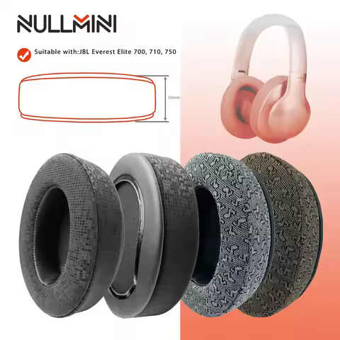 NullMini Replacement Earpads for JBL Everest Elite 700, 710, 750 Headphones Ear Cushion Earmuffs Hea