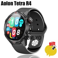 For Aolon Tetra R4 Smart Watch Strap Silicone Soft Sports Band Women Men Wristband Screen Protector 
