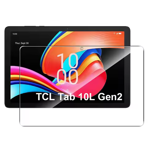 For TCL Tab 10L Gen 2 Tempered Glass Screen Protector 10.1 Inch Tablet Anti Scratch Clear Protective