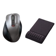 Elecom Wireless Mouse Bluetooth EX-G, Silent Design, 5 Buttons, Multi-Pairing, M Size