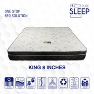 Pure Sleep Tilam King Mattress Dari Kilang Direct From Factory Compressed Foam Rebonded (8/10/12 inc
