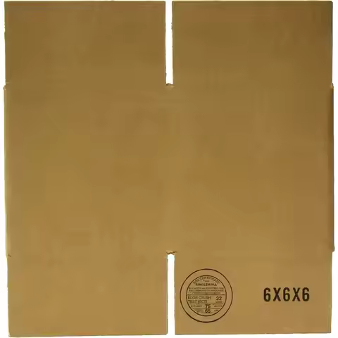 25-Pack 6x6x6 Inch Corrugated Cardboard Shipping Boxes