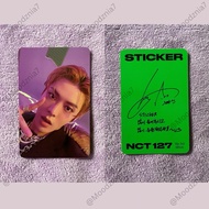 NCT 127 YUTA STICKER ALBUM