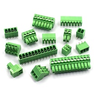 KF2EDG 3.5MM Plug-In Type 15EDG pcb Terminal Curved Straight+Socket 2/3/4/5/8/12P EM46