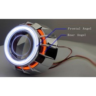 Bi-Xenon 3" Projector Lens Double Angle Eye Light