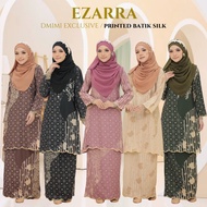 ♬DMIMI 2XL 3XL  Baju Kurung Ezarra Batik Printed Material Granada Crepe Silk Baju Kurung Viral 2024☃