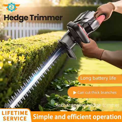 4.0Ah Electric Hedge Trimmer Brushless Dual Edge Electric Hedge Trimmer Rechargeable Trimming Scisso