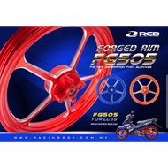 《Original Forged》RCB FG505 Forged Rim Yamaha Lc5s Sport Rim Sportrim Y15 Y15ZR Y16 Y16ZR Y125Z  Raci