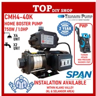 CMH4-40K(1.0HP)Tsunami Water Pump 1HP Automatic Water Pump Home Pam Air Rumah Automatic Water Pump 1